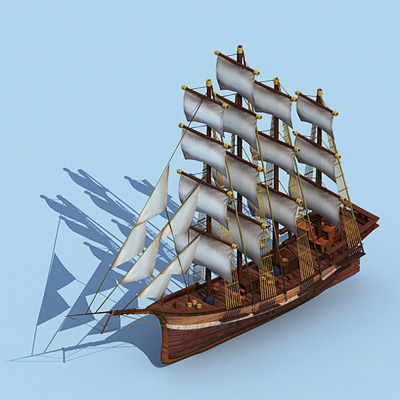 小型阿拉伯帆船