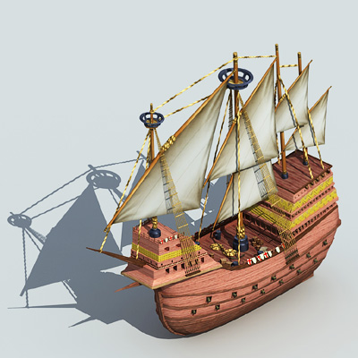 重型卡拉维帆船